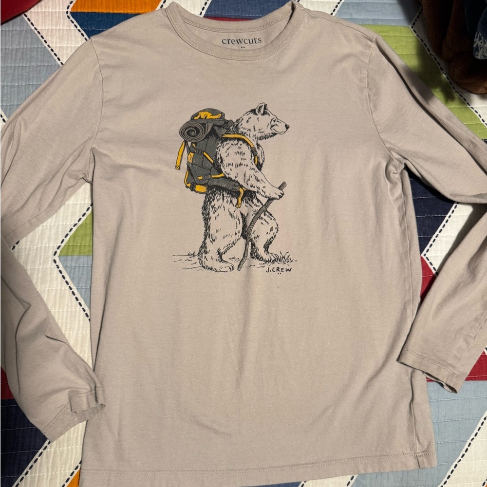 J.Crew factory boys long sleeve top. Size 1O-11.